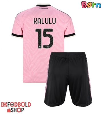 Juventus Pierre Kalulu #15 Udebanesæt Børn 2026-27 Kort ærmer (+ korte bukser)